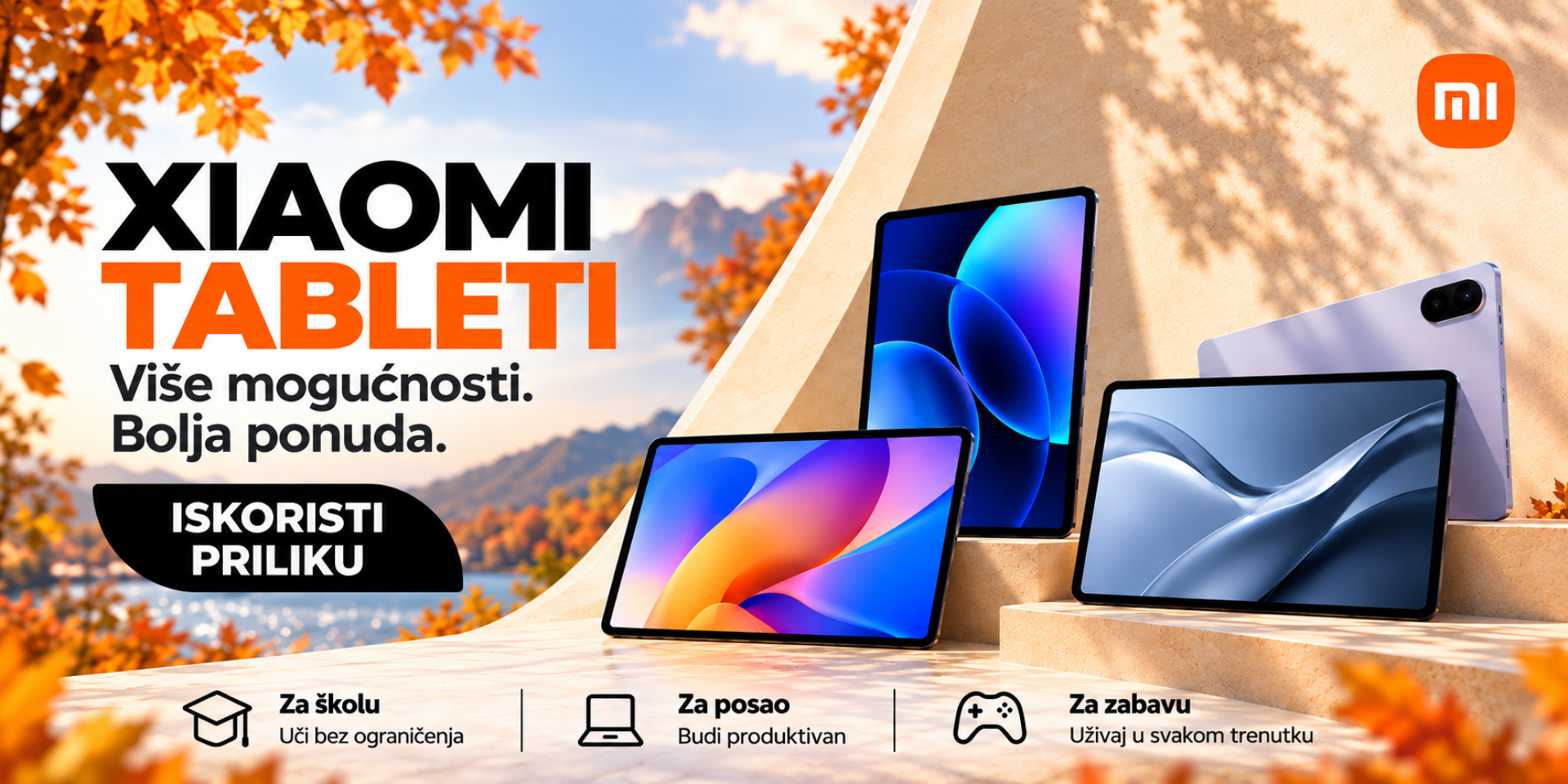 Xiaomi tableti - listopad 